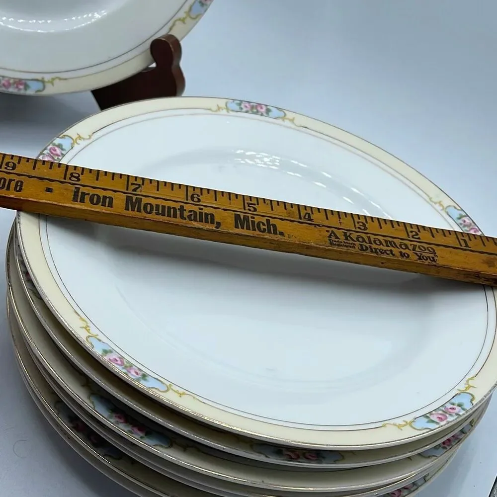 Vintage Noritake “ The Celtic” lot of 8 dinner plates.